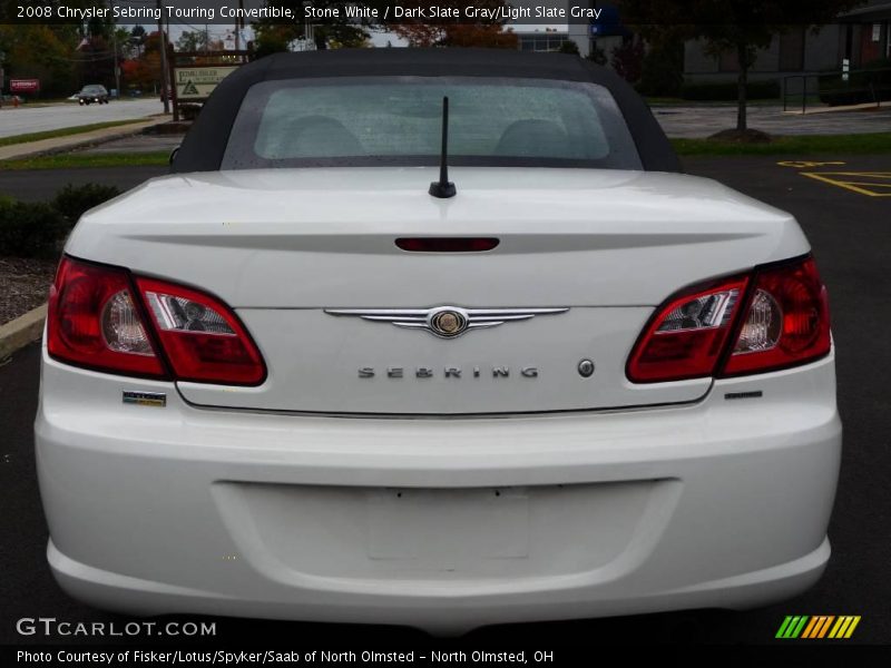 Stone White / Dark Slate Gray/Light Slate Gray 2008 Chrysler Sebring Touring Convertible