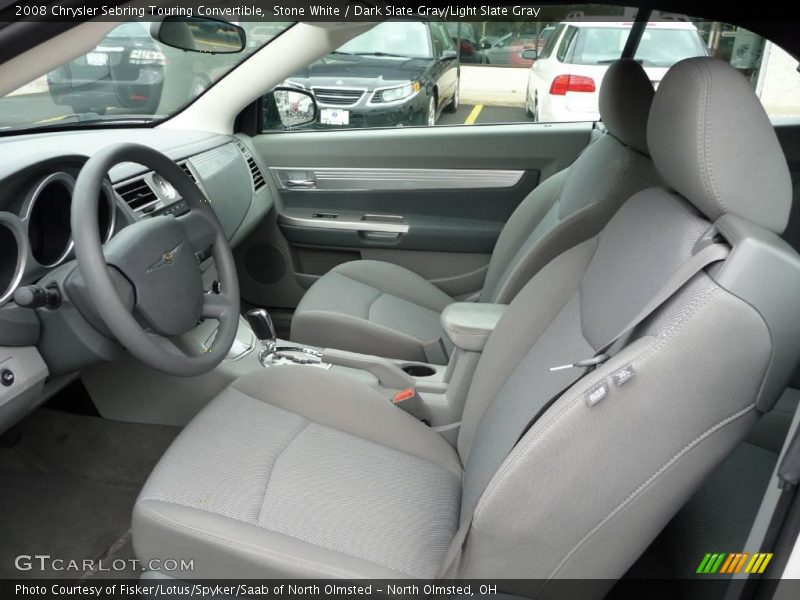 Stone White / Dark Slate Gray/Light Slate Gray 2008 Chrysler Sebring Touring Convertible