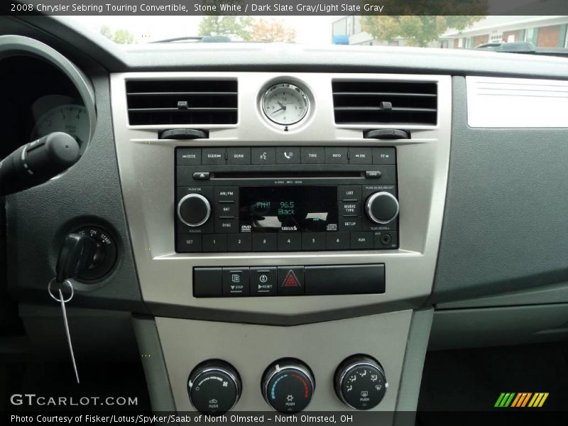 Stone White / Dark Slate Gray/Light Slate Gray 2008 Chrysler Sebring Touring Convertible