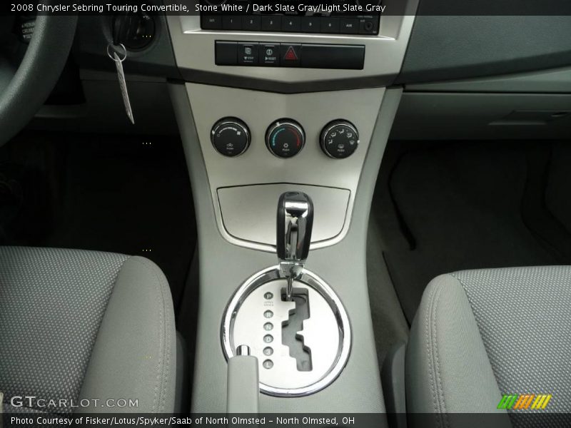 Stone White / Dark Slate Gray/Light Slate Gray 2008 Chrysler Sebring Touring Convertible