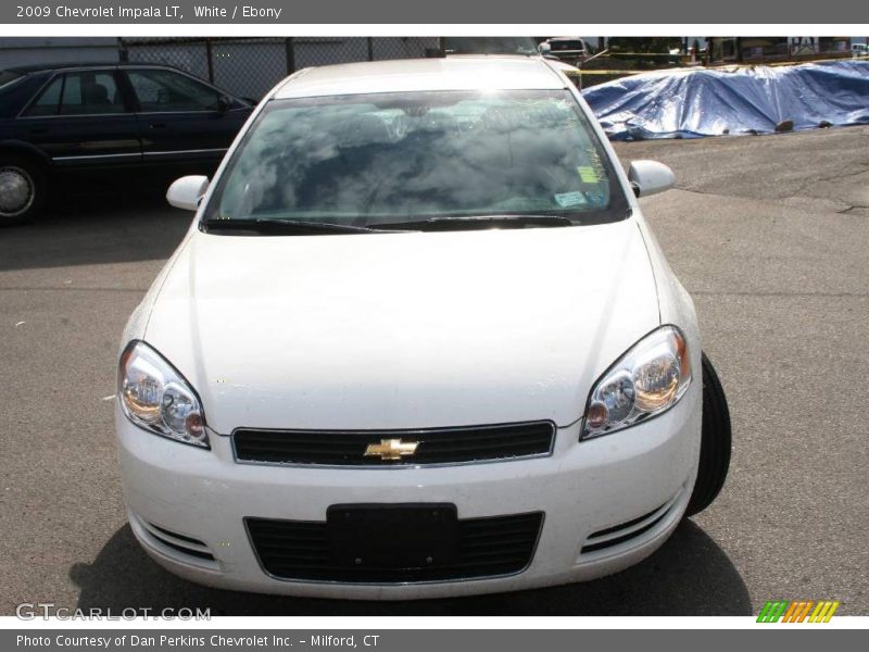 White / Ebony 2009 Chevrolet Impala LT