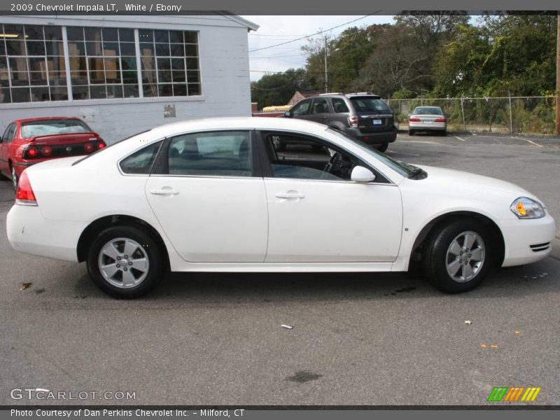 White / Ebony 2009 Chevrolet Impala LT