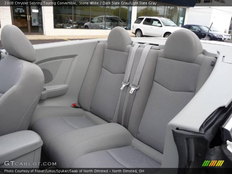Stone White / Dark Slate Gray/Light Slate Gray 2008 Chrysler Sebring Touring Convertible