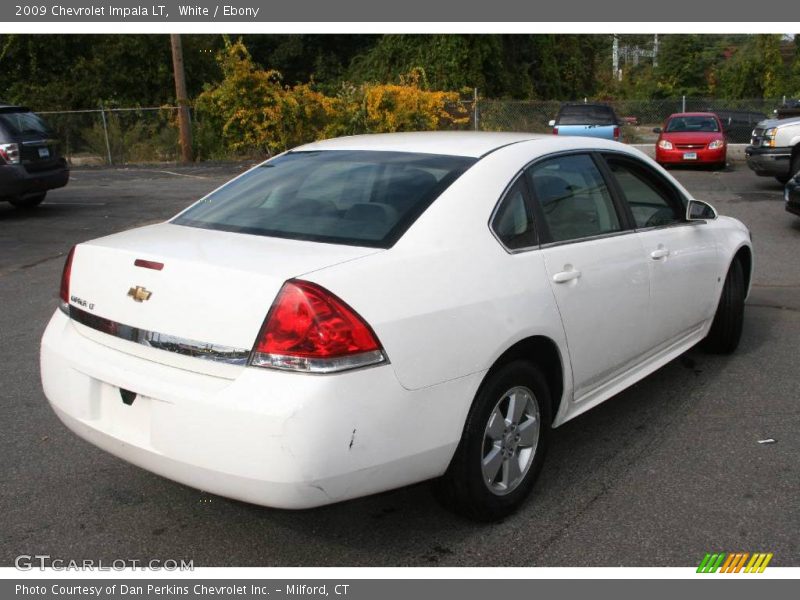 White / Ebony 2009 Chevrolet Impala LT