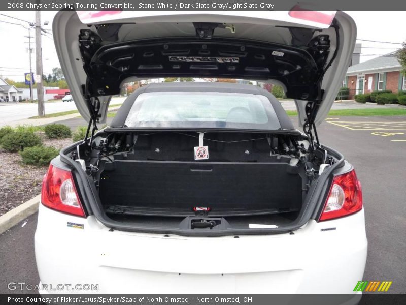 Stone White / Dark Slate Gray/Light Slate Gray 2008 Chrysler Sebring Touring Convertible