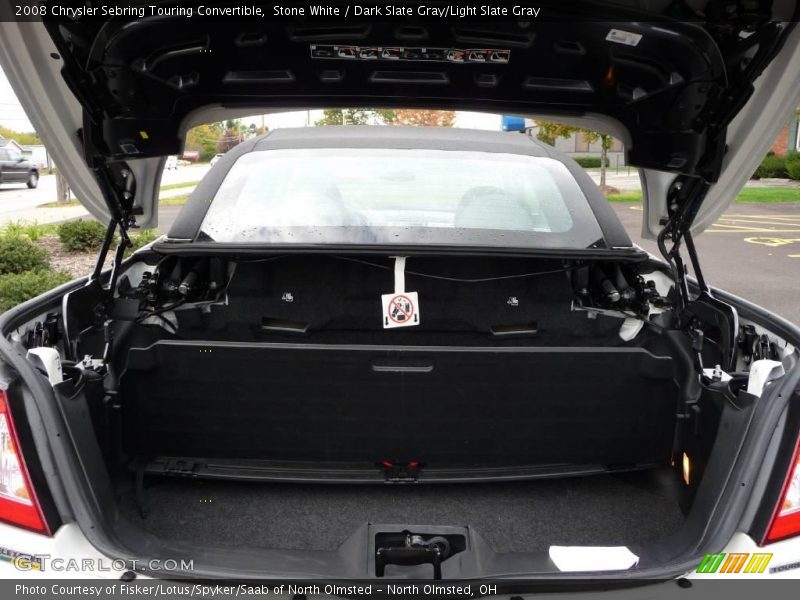 Stone White / Dark Slate Gray/Light Slate Gray 2008 Chrysler Sebring Touring Convertible