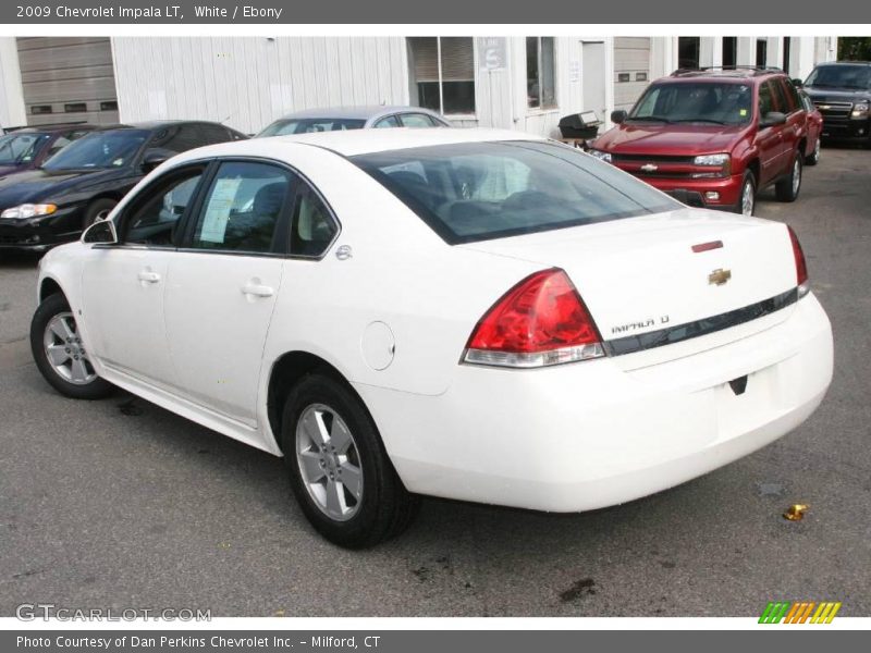 White / Ebony 2009 Chevrolet Impala LT