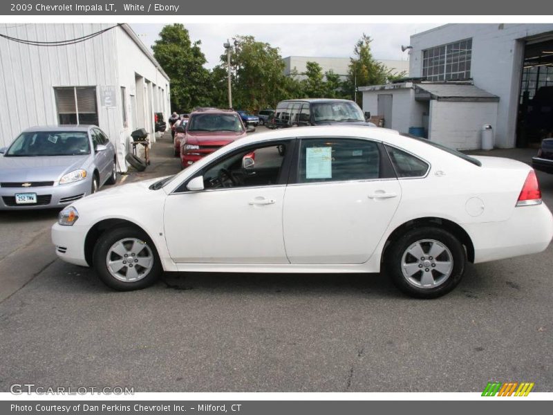 White / Ebony 2009 Chevrolet Impala LT