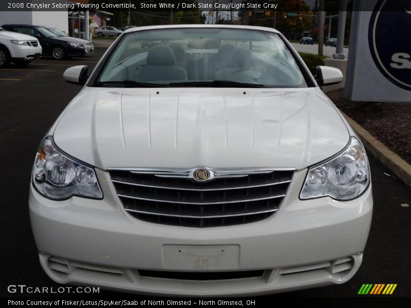 Stone White / Dark Slate Gray/Light Slate Gray 2008 Chrysler Sebring Touring Convertible