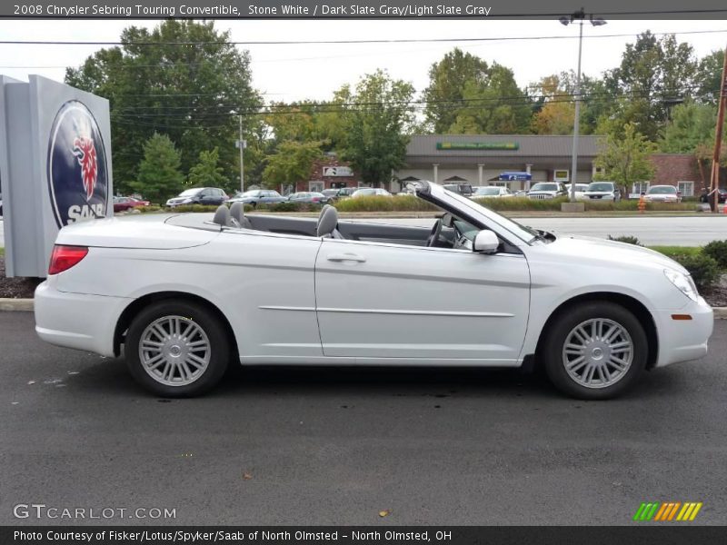 Stone White / Dark Slate Gray/Light Slate Gray 2008 Chrysler Sebring Touring Convertible