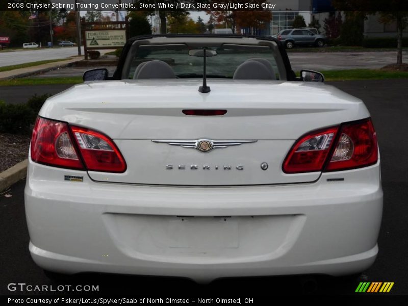 Stone White / Dark Slate Gray/Light Slate Gray 2008 Chrysler Sebring Touring Convertible