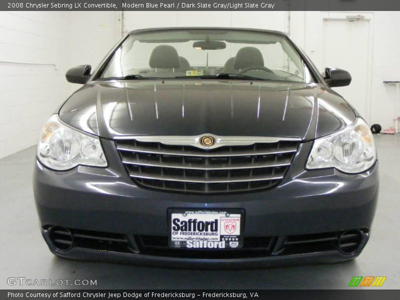 Modern Blue Pearl / Dark Slate Gray/Light Slate Gray 2008 Chrysler Sebring LX Convertible