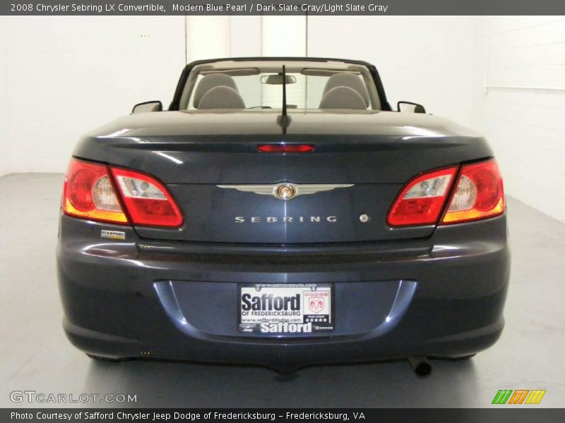 Modern Blue Pearl / Dark Slate Gray/Light Slate Gray 2008 Chrysler Sebring LX Convertible