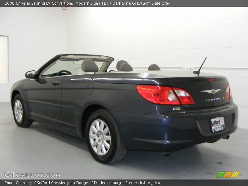 Modern Blue Pearl / Dark Slate Gray/Light Slate Gray 2008 Chrysler Sebring LX Convertible