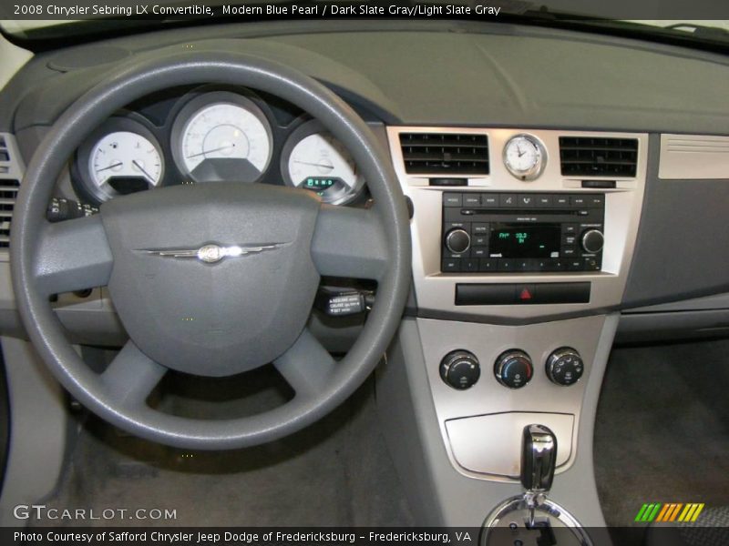 Modern Blue Pearl / Dark Slate Gray/Light Slate Gray 2008 Chrysler Sebring LX Convertible