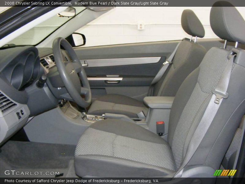 Modern Blue Pearl / Dark Slate Gray/Light Slate Gray 2008 Chrysler Sebring LX Convertible