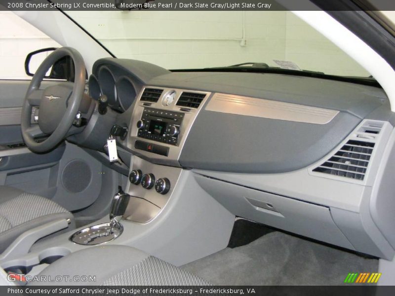 Modern Blue Pearl / Dark Slate Gray/Light Slate Gray 2008 Chrysler Sebring LX Convertible