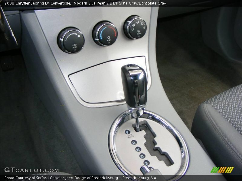 Modern Blue Pearl / Dark Slate Gray/Light Slate Gray 2008 Chrysler Sebring LX Convertible