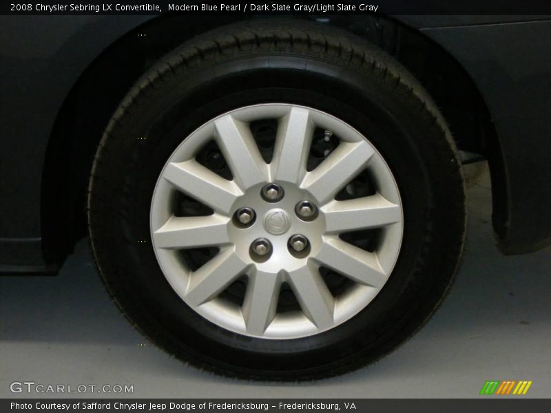 Modern Blue Pearl / Dark Slate Gray/Light Slate Gray 2008 Chrysler Sebring LX Convertible