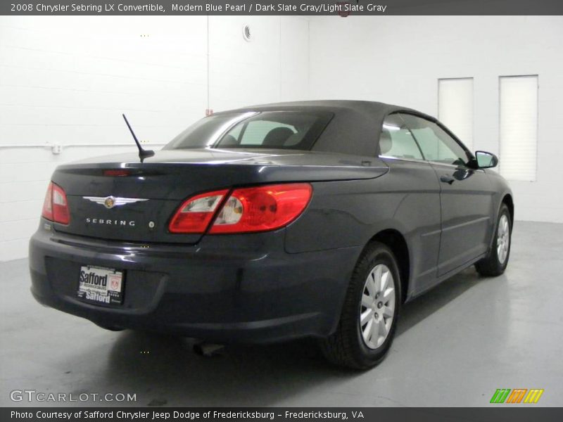 Modern Blue Pearl / Dark Slate Gray/Light Slate Gray 2008 Chrysler Sebring LX Convertible
