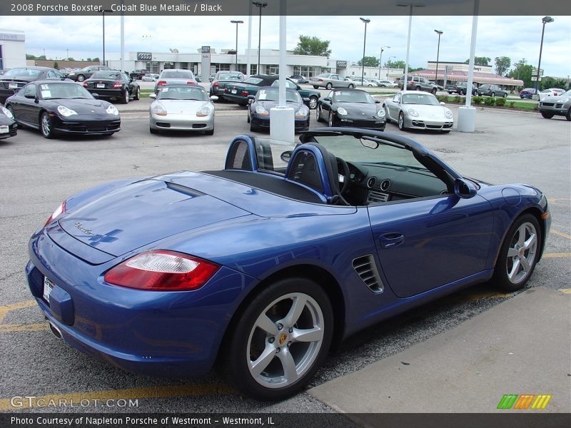 Cobalt Blue Metallic / Black 2008 Porsche Boxster