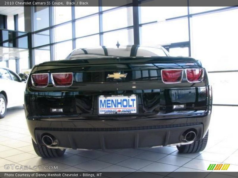 Black / Black 2010 Chevrolet Camaro SS Coupe