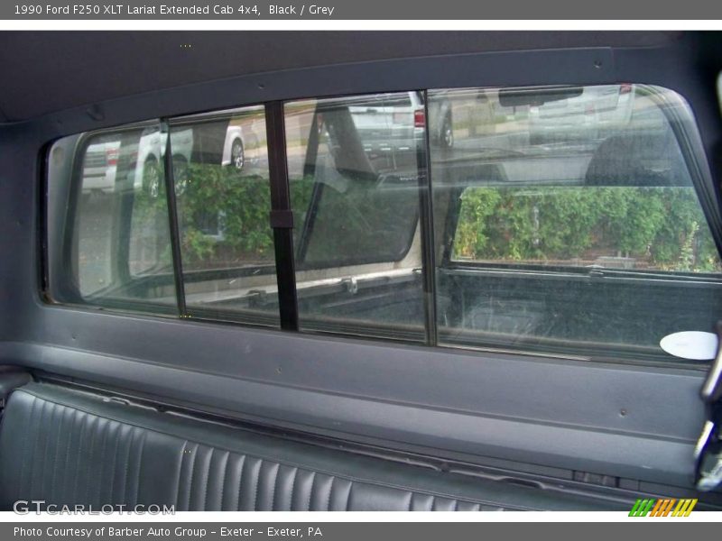 Black / Grey 1990 Ford F250 XLT Lariat Extended Cab 4x4