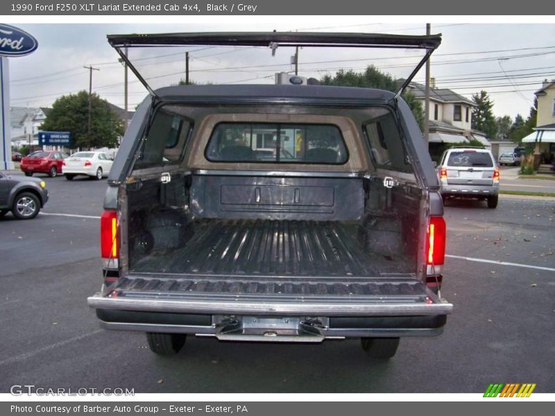 Black / Grey 1990 Ford F250 XLT Lariat Extended Cab 4x4
