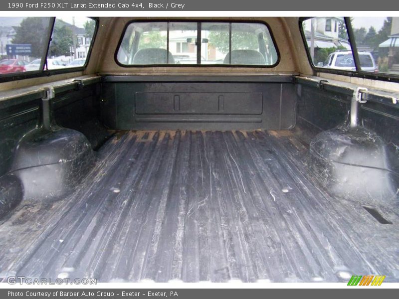 Black / Grey 1990 Ford F250 XLT Lariat Extended Cab 4x4