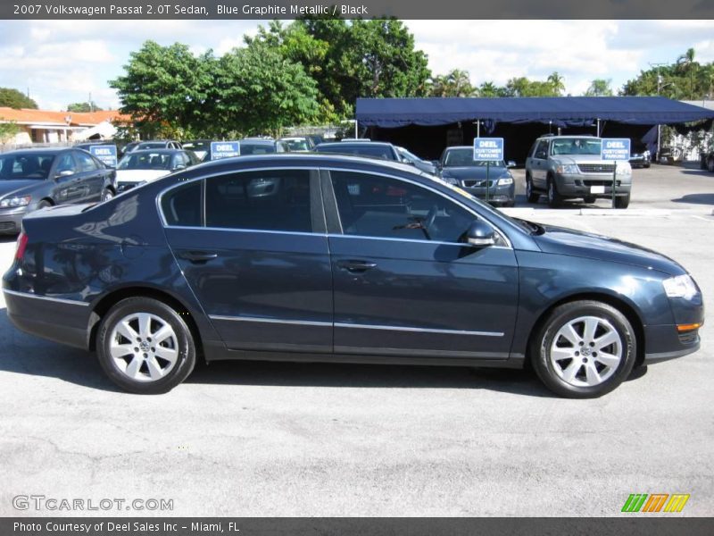 Blue Graphite Metallic / Black 2007 Volkswagen Passat 2.0T Sedan