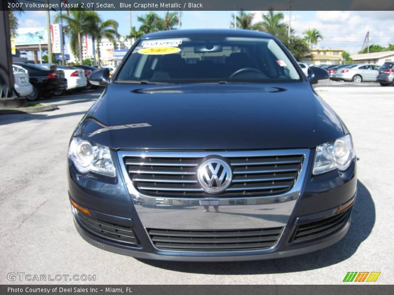 Blue Graphite Metallic / Black 2007 Volkswagen Passat 2.0T Sedan