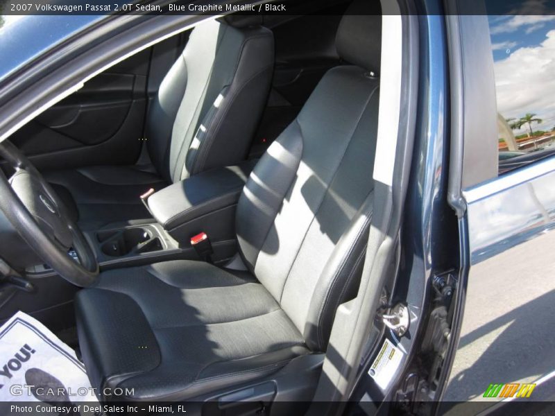 Blue Graphite Metallic / Black 2007 Volkswagen Passat 2.0T Sedan
