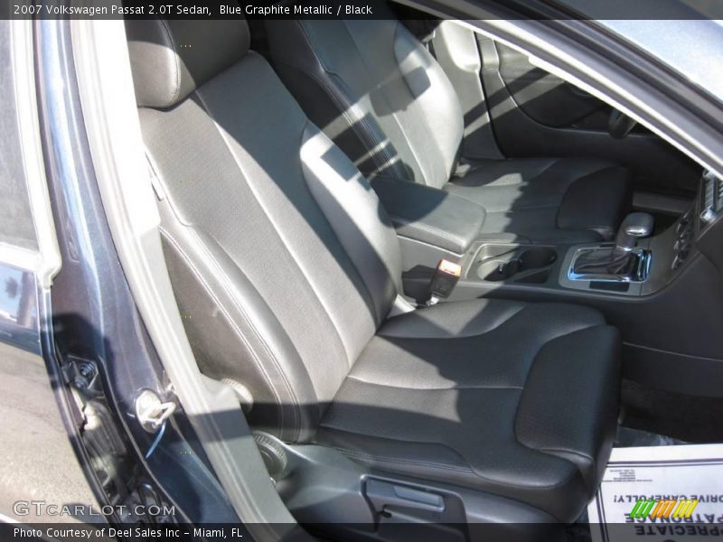 Blue Graphite Metallic / Black 2007 Volkswagen Passat 2.0T Sedan