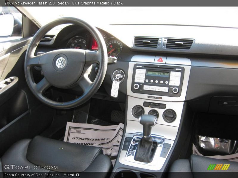 Blue Graphite Metallic / Black 2007 Volkswagen Passat 2.0T Sedan