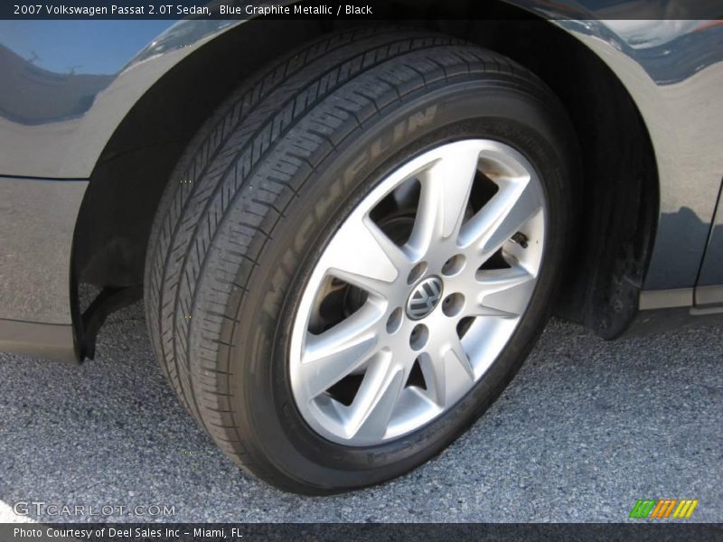 Blue Graphite Metallic / Black 2007 Volkswagen Passat 2.0T Sedan