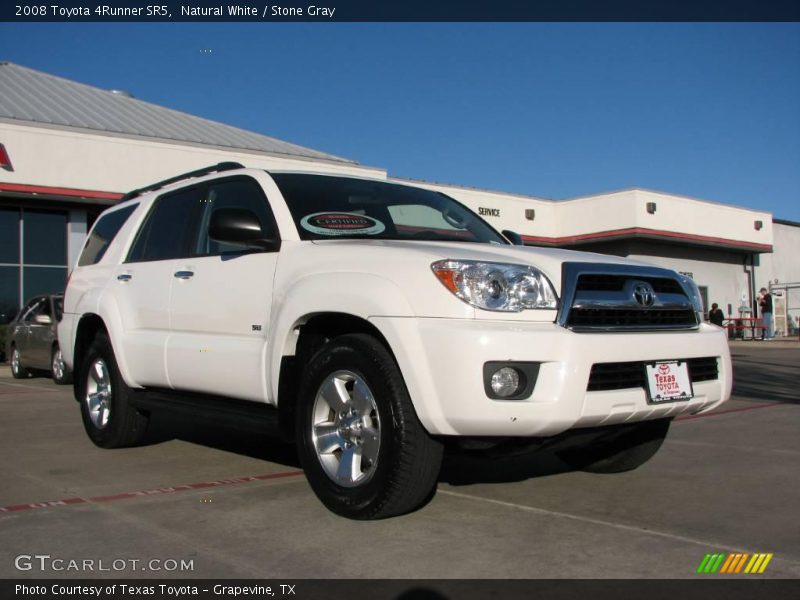Natural White / Stone Gray 2008 Toyota 4Runner SR5