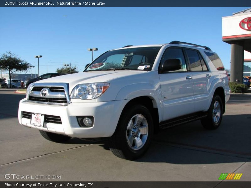 Natural White / Stone Gray 2008 Toyota 4Runner SR5