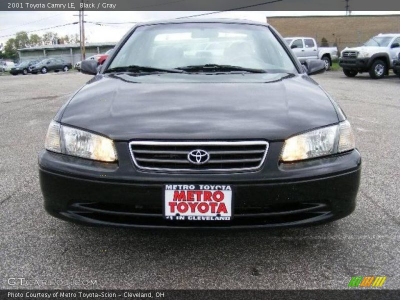 Black / Gray 2001 Toyota Camry LE