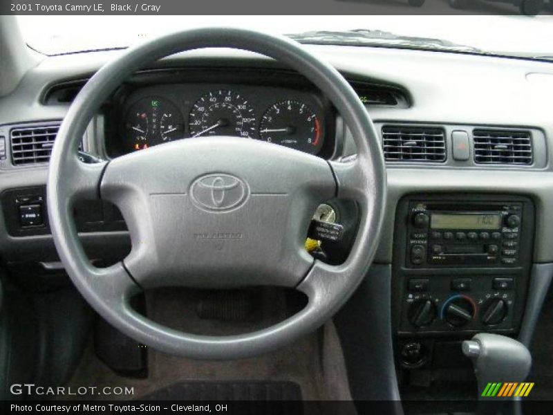 Black / Gray 2001 Toyota Camry LE