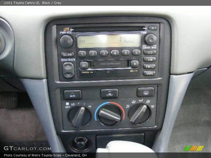 Black / Gray 2001 Toyota Camry LE