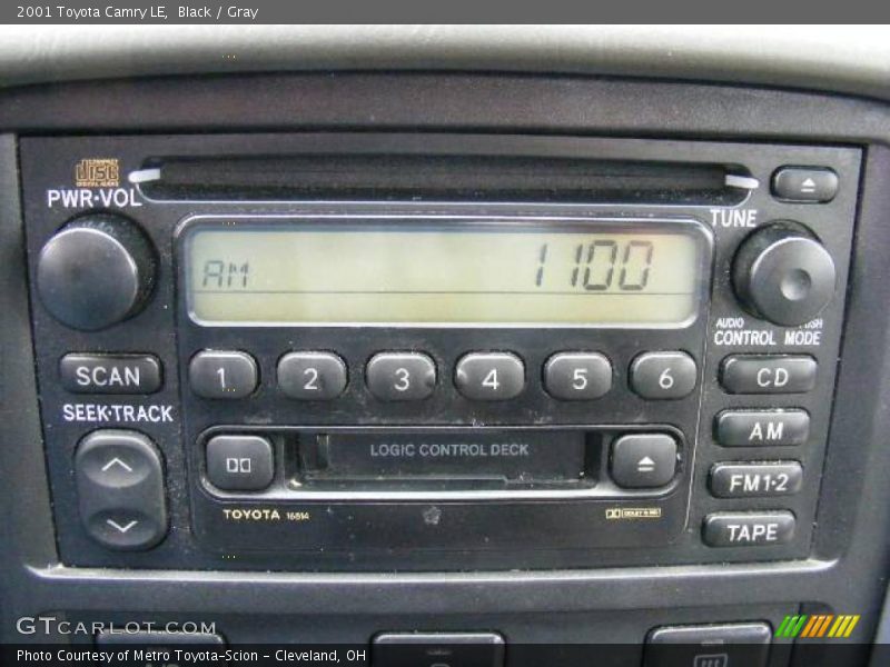 Black / Gray 2001 Toyota Camry LE