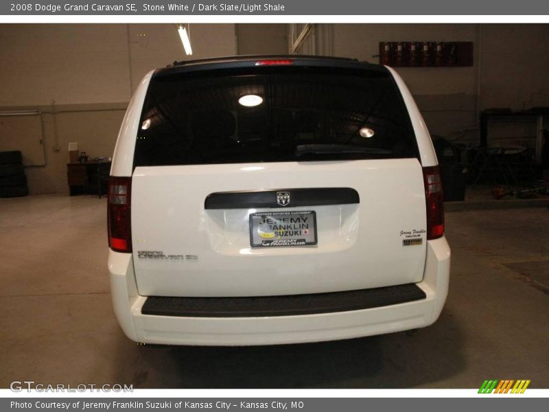 Stone White / Dark Slate/Light Shale 2008 Dodge Grand Caravan SE