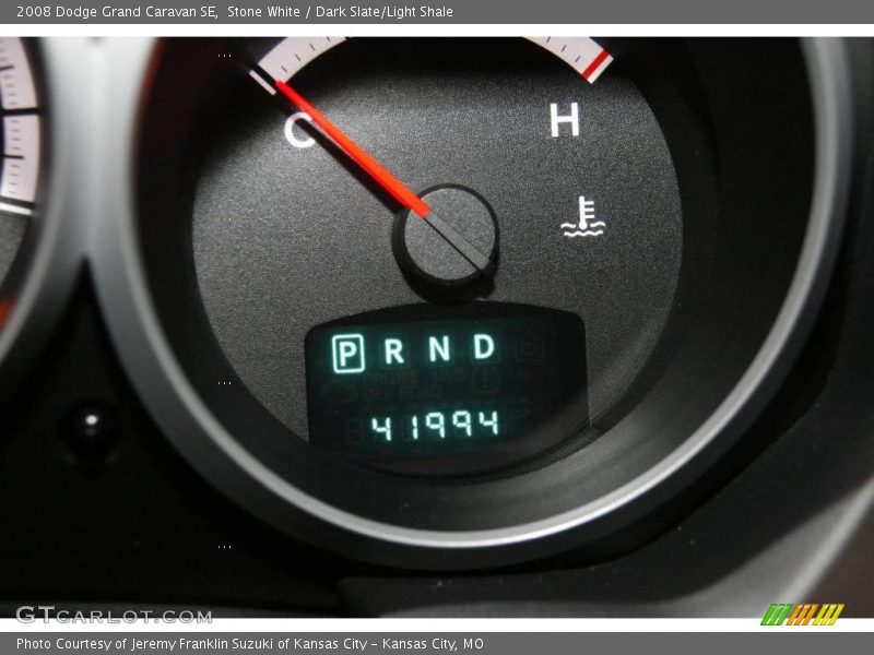 Stone White / Dark Slate/Light Shale 2008 Dodge Grand Caravan SE