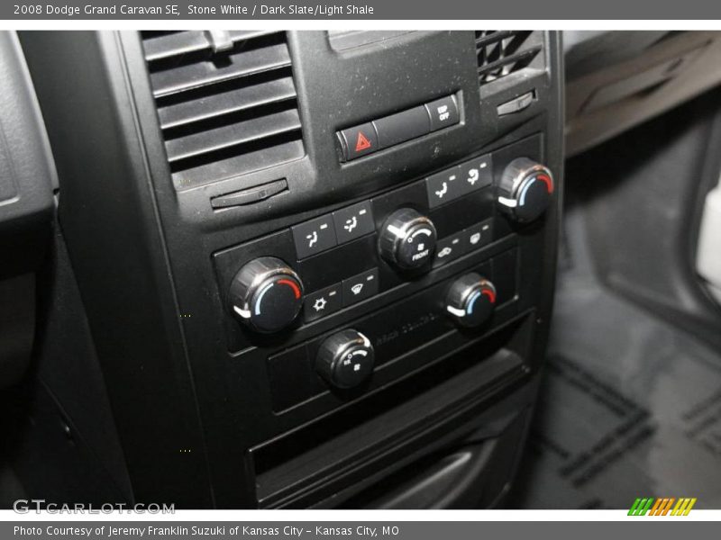 Stone White / Dark Slate/Light Shale 2008 Dodge Grand Caravan SE