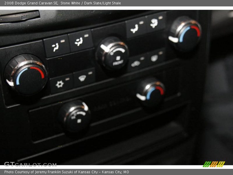 Stone White / Dark Slate/Light Shale 2008 Dodge Grand Caravan SE