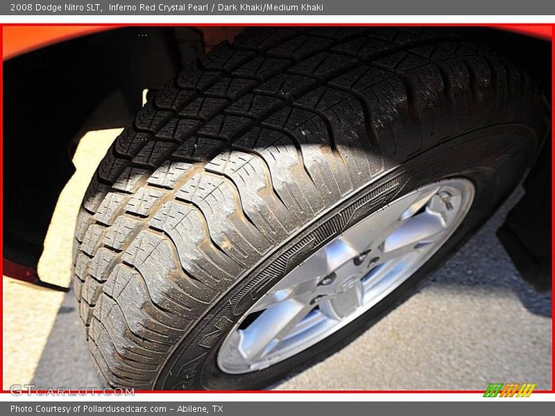 Inferno Red Crystal Pearl / Dark Khaki/Medium Khaki 2008 Dodge Nitro SLT