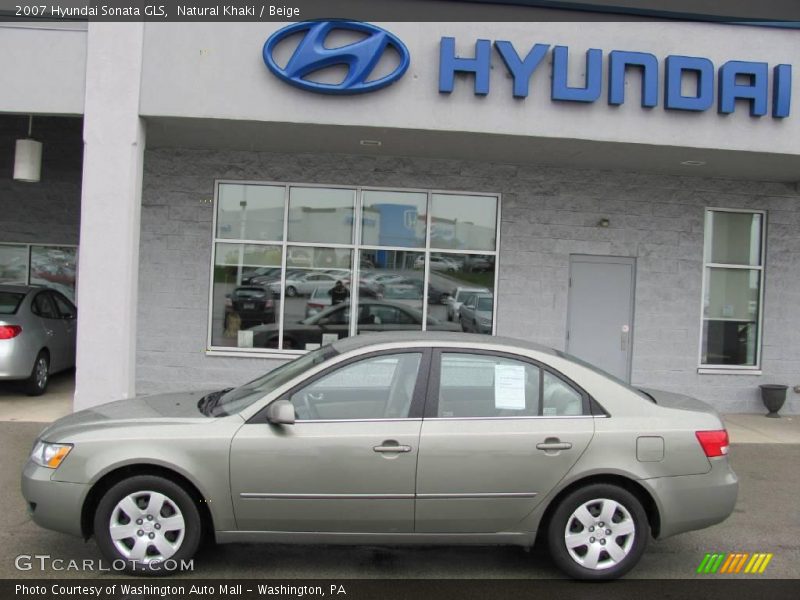 Natural Khaki / Beige 2007 Hyundai Sonata GLS