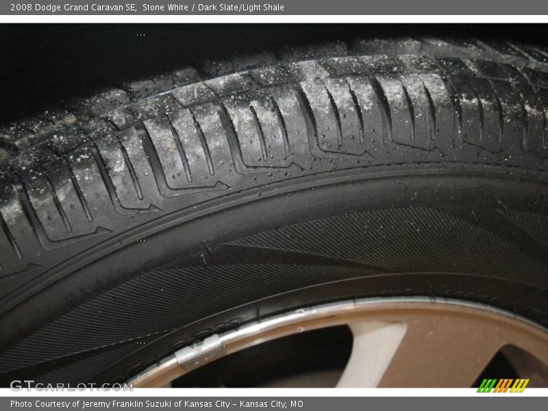 Stone White / Dark Slate/Light Shale 2008 Dodge Grand Caravan SE