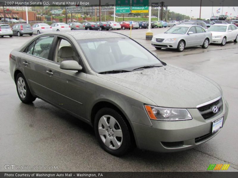 Natural Khaki / Beige 2007 Hyundai Sonata GLS