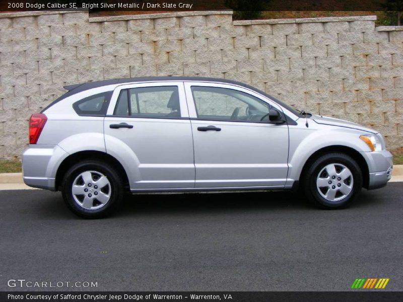 Bright Silver Metallic / Dark Slate Gray 2008 Dodge Caliber SE